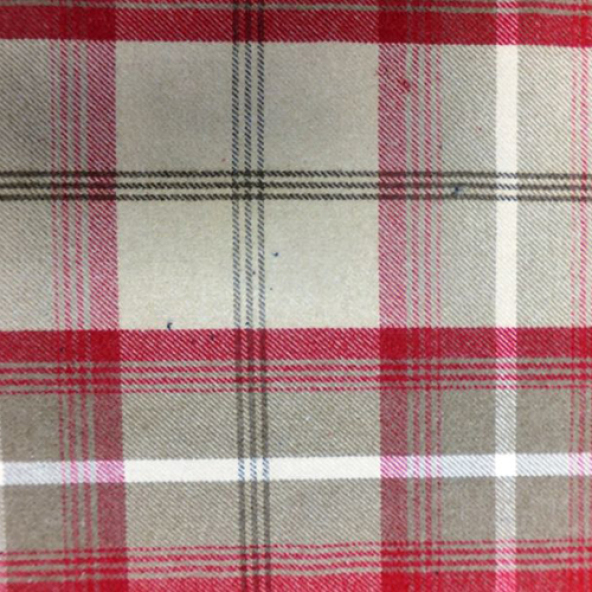 Balmoral Cranberry Curtain Fabric