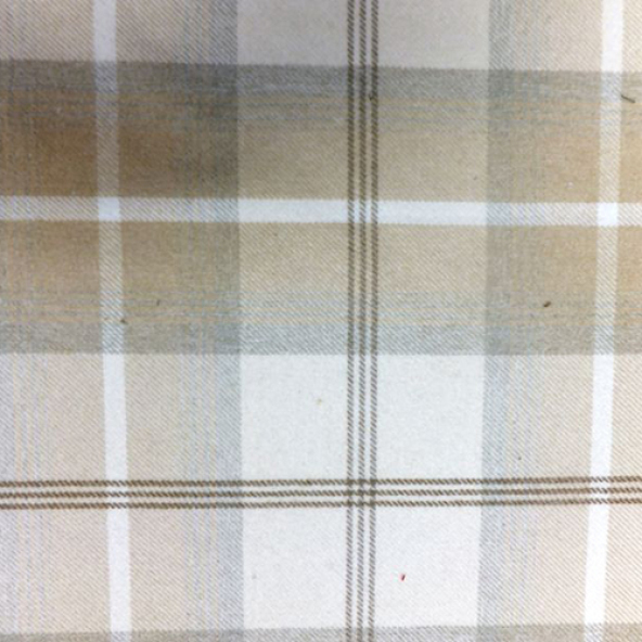 Balmoral Natural Curtain Fabric