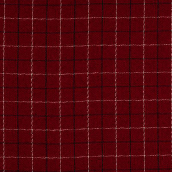 Bamburgh Rosso Curtain Fabric