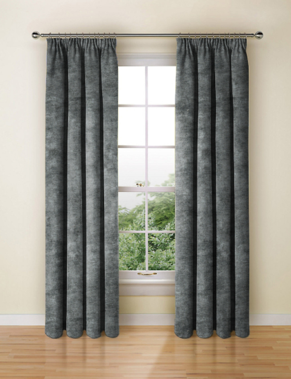 Chenille Ash Curtain Fabric
