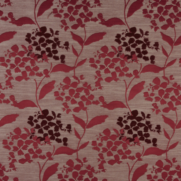 Hydrangea Sterling Curtain Fabric 1470/946