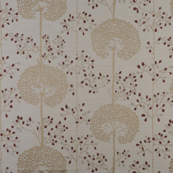 Moonseed Cranberry Curtain Fabric 1473/316