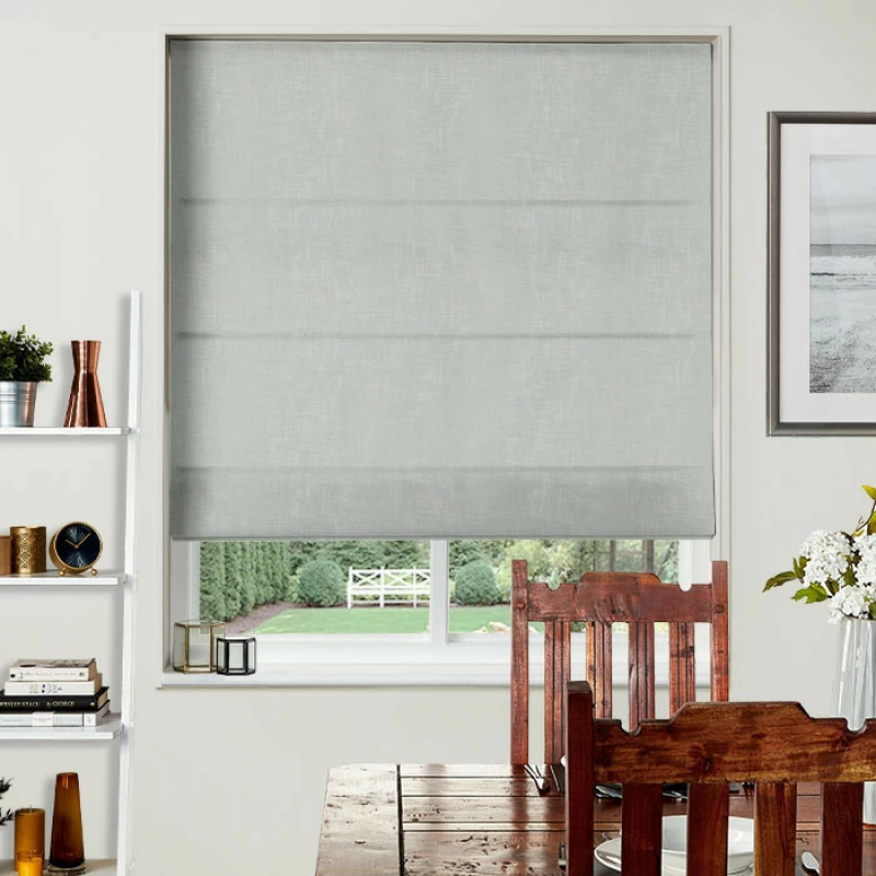 Muse Almond Contract Roman Blind